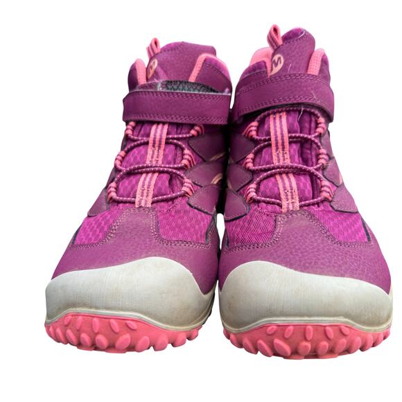 Merrell Chameleon Hiking Boot Unisex Big Kid Womens 6.5 Pink Waterproof MK159720 - Picture 7 of 9